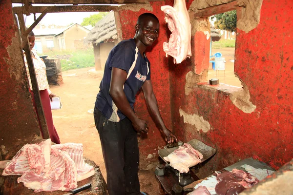 Fläsk gemensamma - soroti, uganda, Afrika — Stockfoto