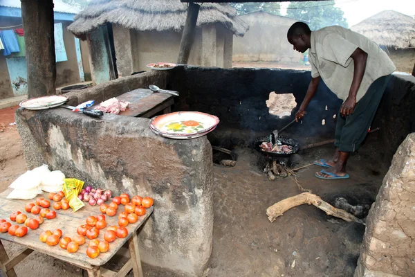 Pork Joint - Soroti, Uganda, África — Fotografia de Stock