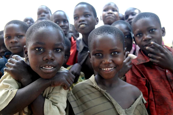 Bambini locali Uganda, Africa — Foto Stock