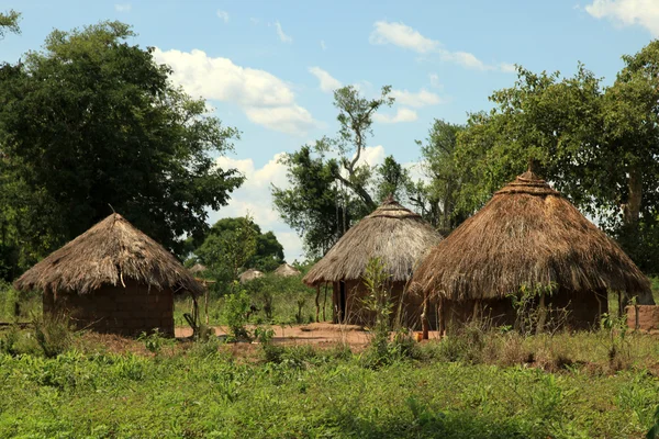 Vila Local - Uganda, África — Fotografia de Stock