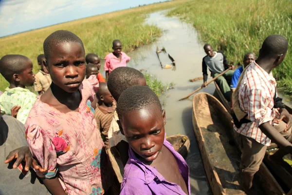 Lokale kinderen - Oeganda, Afrika — Stockfoto