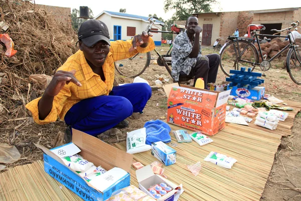 Mercado em Kabermaido - Uganda — Fotografia de Stock