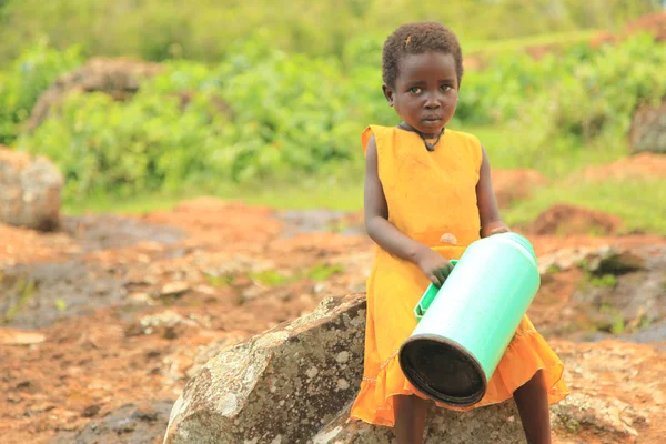 儿童-乌干达、 非洲 — 图库照片