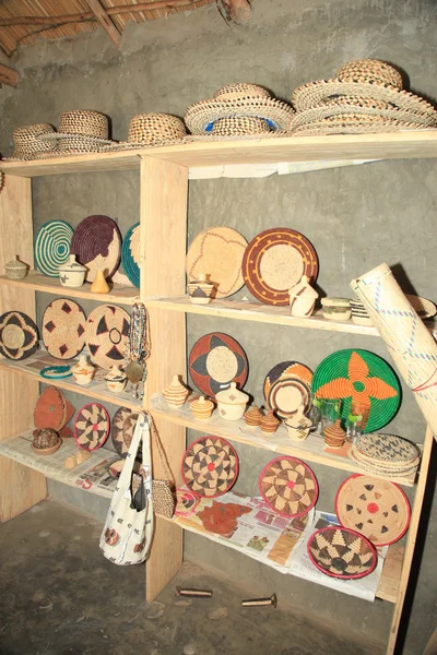 Kézműves bolt, Uganda — Stock Fotó