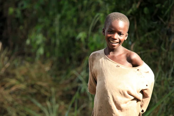 Niño africano - remoto oeste de Uganda — Foto de Stock