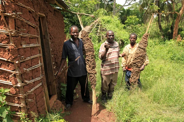 Uganda Ocidental remoto — Fotografia de Stock