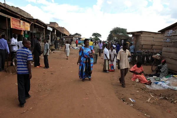 Igayaza market - uzak Batı uganda — Stok fotoğraf