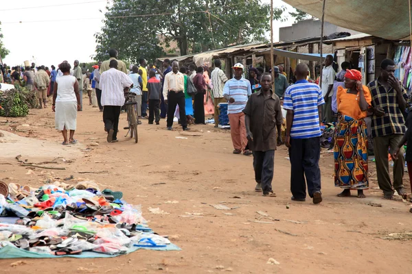 Рынок Игаяза - отдаленная Западная Уганда — стоковое фото