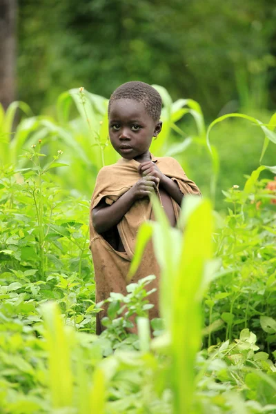 Pobreza no remoto oeste de Uganda — Fotografia de Stock