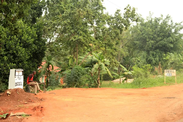 Дорога в Сороти - Уганда, Африка — стоковое фото