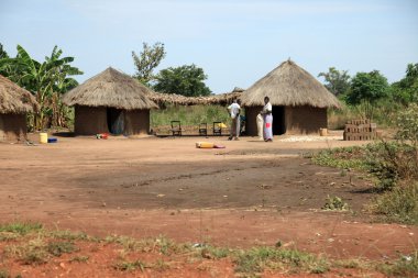 toprak yol - uganda, Afrika