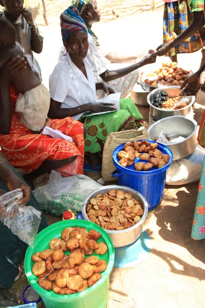 Lokalnym rynku uganda, Afryka — Zdjęcie stockowe