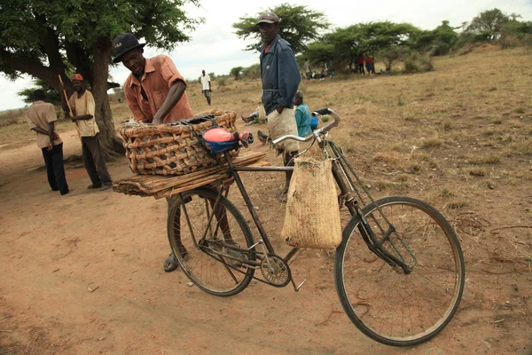 V Ugandě, Afrika — Stock fotografie