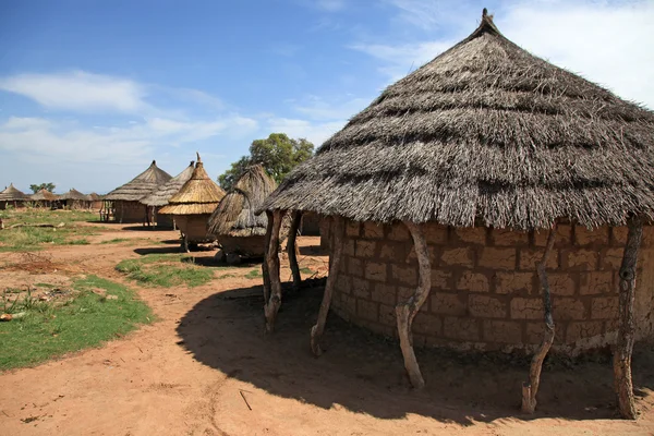 Aketa táborové vesnice, uganda, Afrika — Stock fotografie