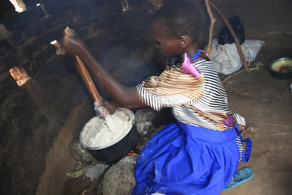 Lokala marknaden uganda, Afrika — Stockfoto