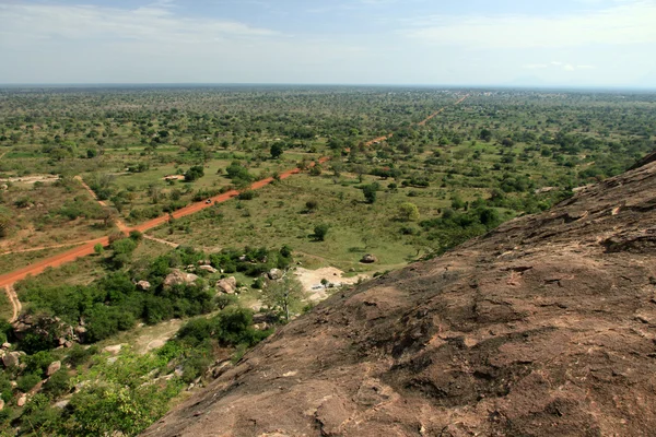 Venkovské uganda, Afrika — Stock fotografie