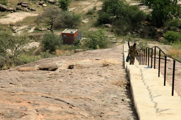 Abela rock, uganda, Afrika — Stock fotografie