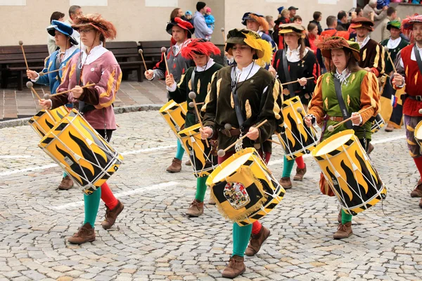 Traditionella castle festival - Österrike — Stockfoto