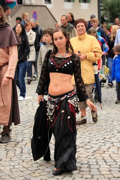 Traditionelles Burgfest - Österreich — Stockfoto