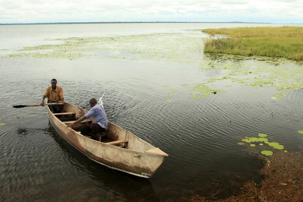Paisaje del lago - Lago Bisina - Uganda, África —  Fotos de Stock