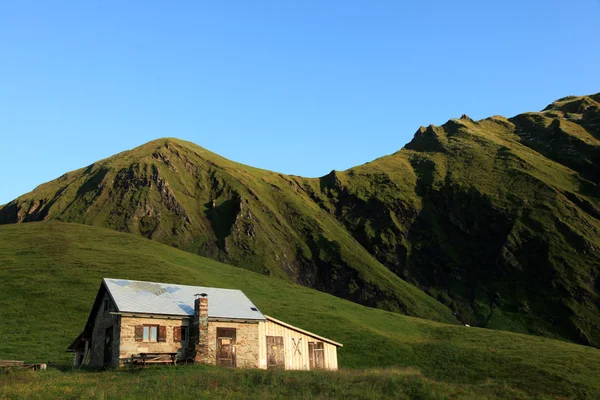 Fjellhytte – stockfoto