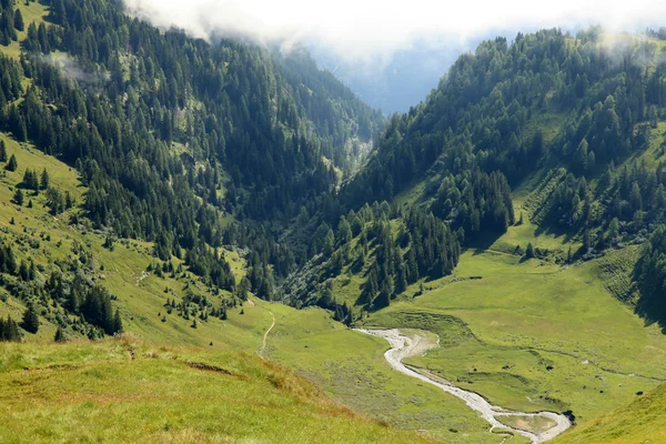 Río enLos Alpes — Foto de Stock