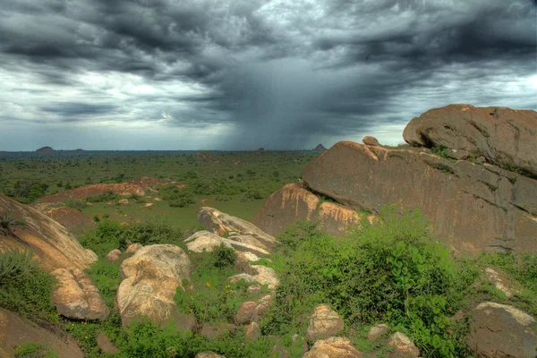 Nyero Rock Caves - Uganda, África — Fotografia de Stock