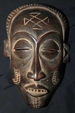 Afrika kabile maskesi - bayaka kabilesi