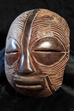 Afrika kabile maskesi - luba tribe