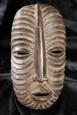 Afrika kabile maskesi - luba tribe