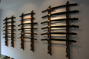 Japon samuray kılıç - kyoto, Japonya