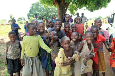 Yerel çocuk - uganda, Afrika