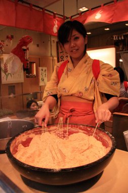 yemek - asakusa, tokyo city, Japonya