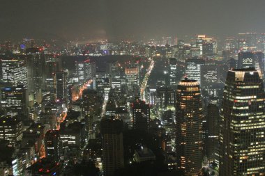 Cityscape, başkent tokyo, Japonya