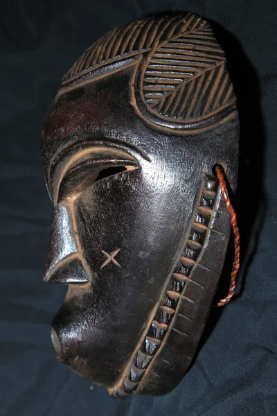 African Tribal Mask - Songe Tribe — Stock Photo, Image