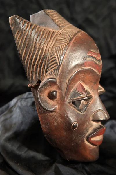 Maschera Tribale Africana - Tribù Luba — Foto Stock