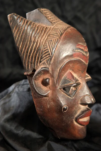 African Tribal Mask - Luba Tribe — Stock Photo, Image