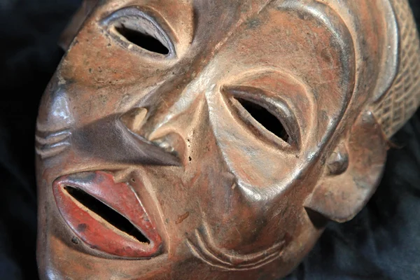 Máscara Tribal Africana - Tribu Chokwe —  Fotos de Stock