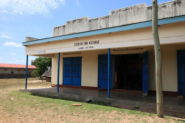 Hotel restaurant in uganda, afrika — Stockfoto