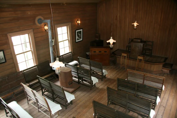 Cappella della Chiesa, villaggio storico di Hokkaido, Giappone — Foto Stock