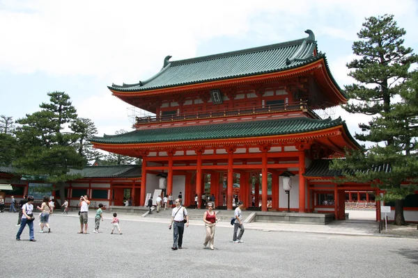 Heian temple, kyoto, Japonsko — Stock fotografie