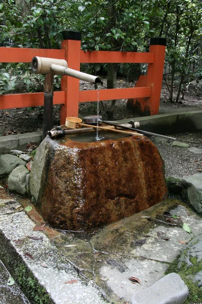 Tsukubai - yasaka Tapınak, kyoto, Japonya — Stok fotoğraf