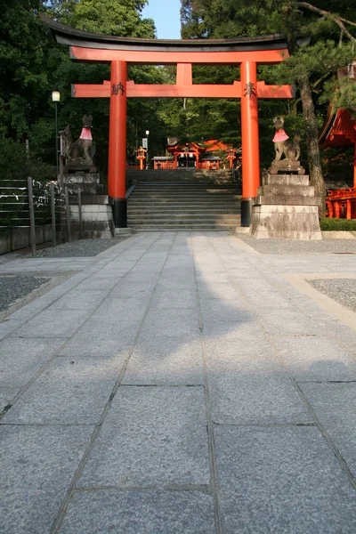 Fushimi inari, kyoto, Japonsko — Stock fotografie