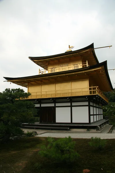 Tempio di Kinkakuji, Kyoto, Giappone — Foto Stock