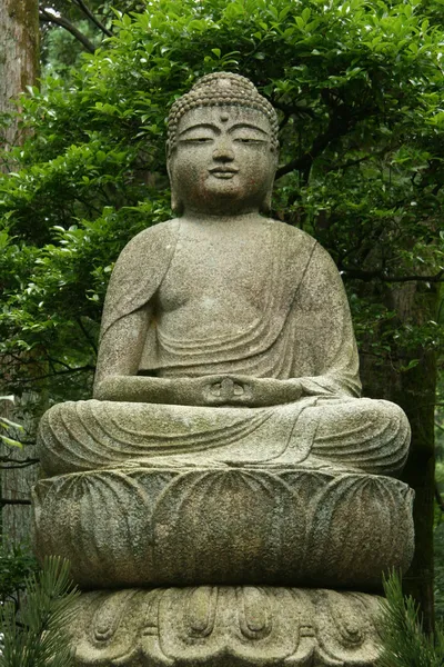 Άγαλμα του Βούδα - ryoan ji, Κιότο, Ιαπωνία — Φωτογραφία Αρχείου
