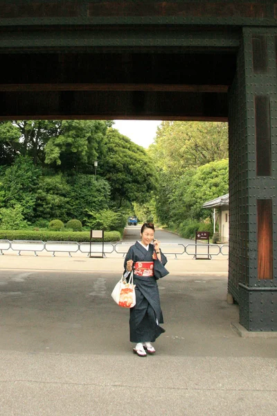东皇宫的花园，东京，日本 — 图库照片