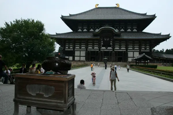 Todaiji starověkého chrámu, nara, Japonsko — Stock fotografie