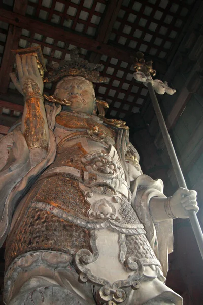 Krieger - Todaiji alter Tempel, nara, japan — Stockfoto