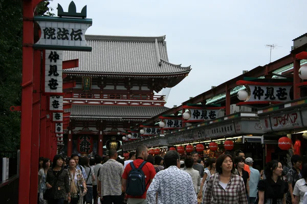 Sensoji sanktuarium, Tokio, Japonia — Zdjęcie stockowe