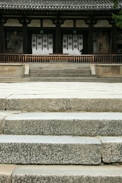 Steinstufen - Horyuji-Tempel, Japan — Stockfoto
